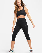 Load image into Gallery viewer, Sustainable Materials - Women&#39;s Firm-Support High-Waisted Capri Leggings with Pockets
